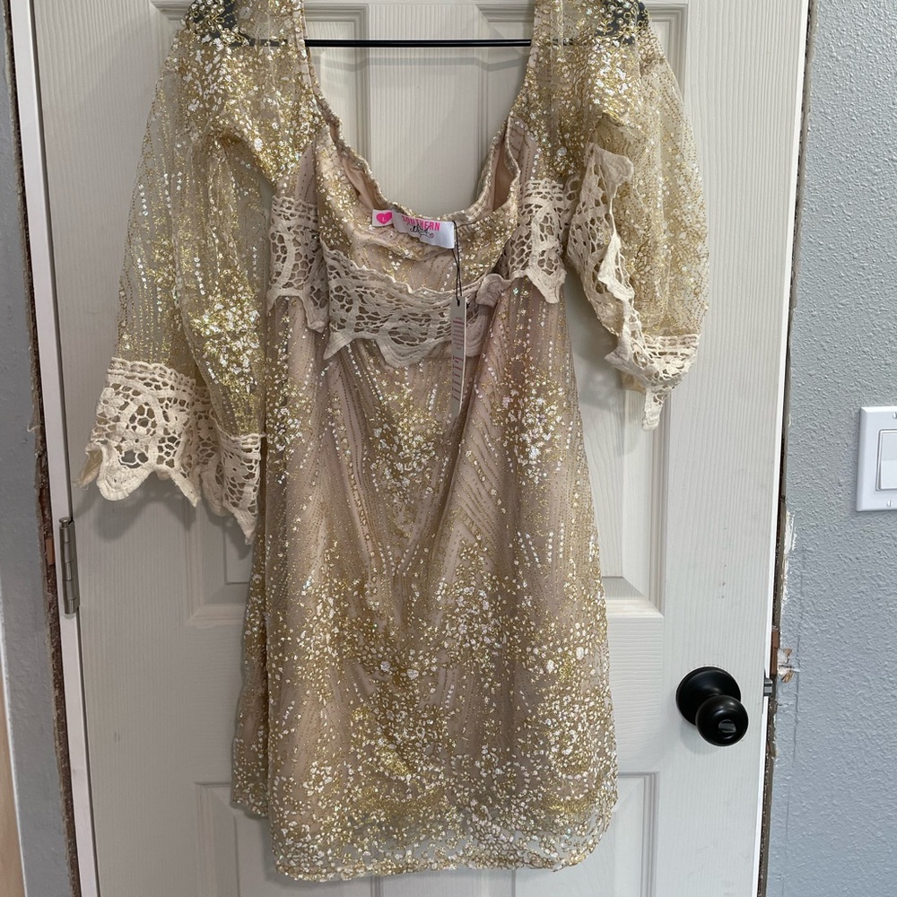 Gypsy gold dress